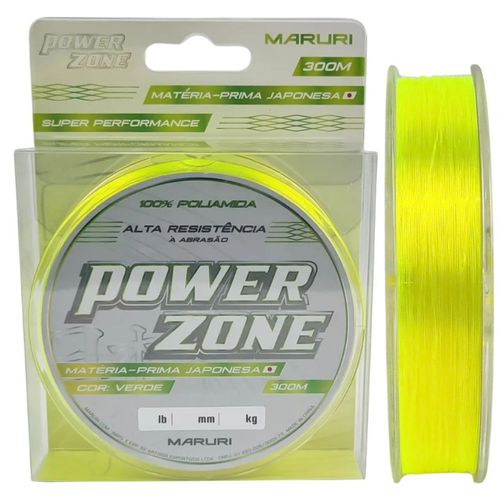 Linha Monofilamento Maruri Power Zone 0,33mm 300m Verde