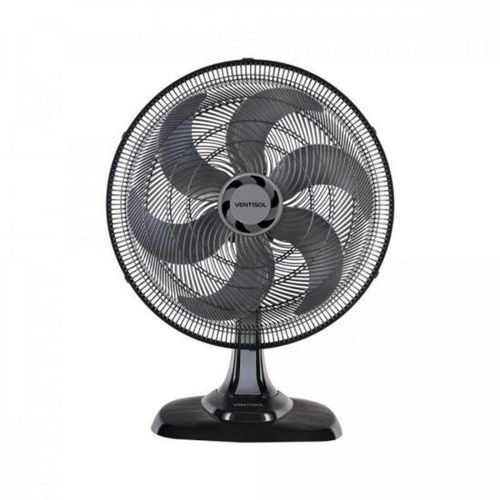 Ventilador De Mesa Ventisol Turbo 6 50cm Preto 220v