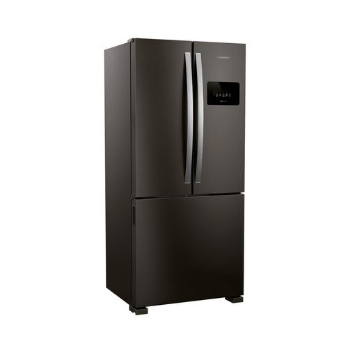 Geladeira Brastemp BRO85ME 559L Frost Free French Door Black Inox