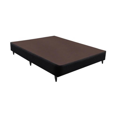 Base Sommier Linho Preto Casal (138X188X30) Linho - Ortobom