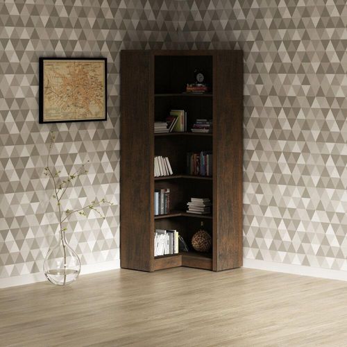 Estante Armário De Canto Multimóveis Cr25034 Rustica