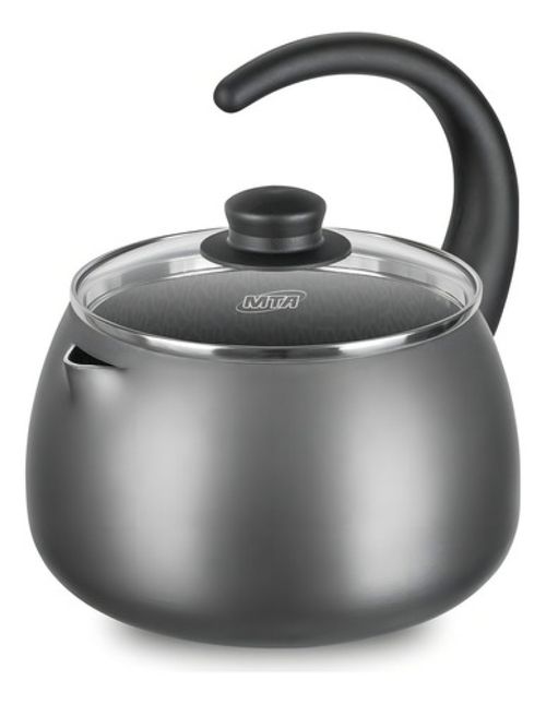 Chaleira Flora Superflon Ketle Tvt Alumínio Antiaderente 2,0l Grafite 903 Mta