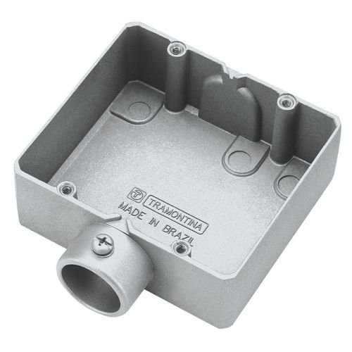 Condulete Duplo 3/4 Polegada Tipo "ed" - Sem Tampa / Sem Rosca / Sem Pintura