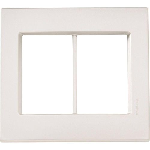 Placa 6 Postos 4x4 Tramontina Izyflat Branco Pérola Tramontina