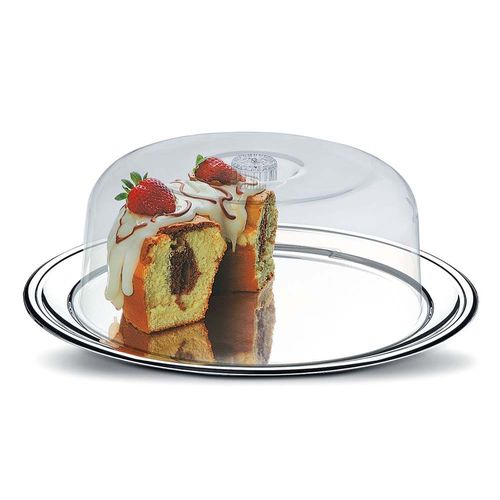 Conjunto para Bolo Brinox Petúnia 1525132 Inox - 2 Peças