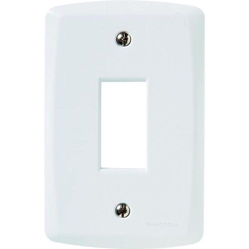 Placa Vertical Lux² 1 Posto 4 X 2 Branca - Tramontina