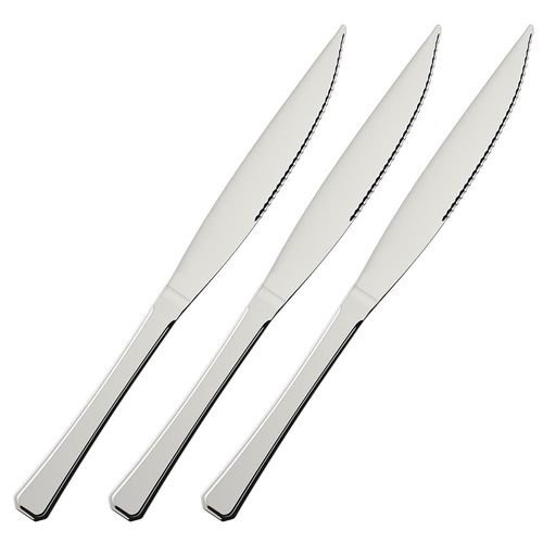 Conjunto de Facas para Churrasco Euro Home Aço Inox – 3 Peças