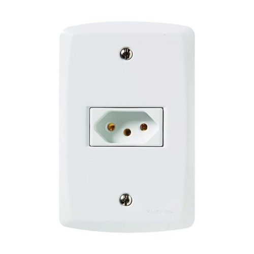 Tomada Simples 4x2 2p+t Nbr 20a 250v 57145-013 Branca Tramontina