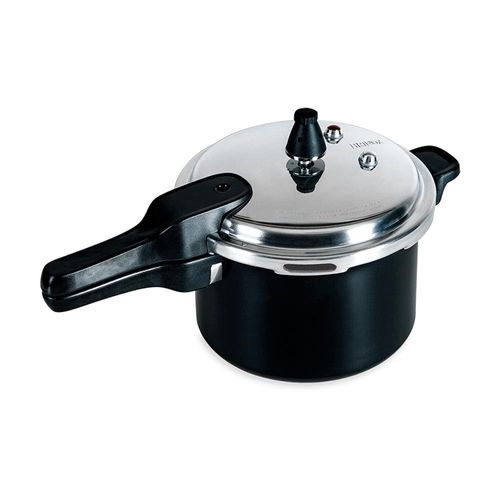 Panela de Pressão Brinox Ceramic Life Super 5,4L Antiaderente Indução Preto