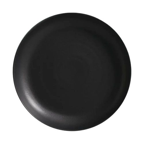 Travessa Redonda Grande Porto Brasil Orgânico Stoneware Matte 36cm - Preto