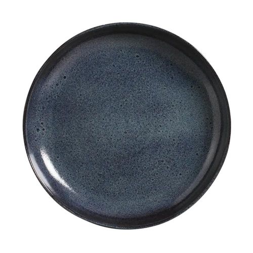 Travessa Redonda Grande Porto Brasil Orgânico Stoneware Titanium 36cm – Azul