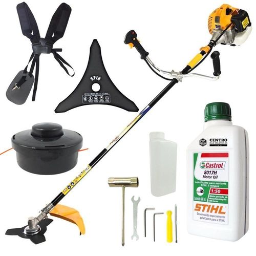 Roçadeira P/ Sítios Vulcan Vr520h C/ óleo Stihl Castrol