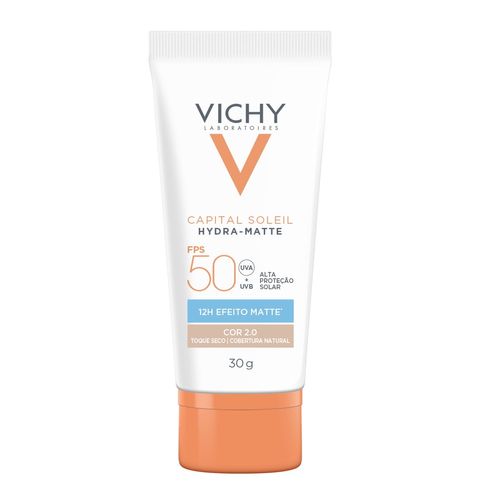 Protetor Solar Vichy Capital Soleil Hydra Matte Cor 2.0 FPS50 30g