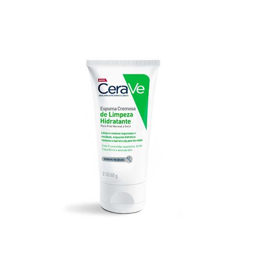 Cerave Espuma Cremosa De Limpeza Hidratante 60g