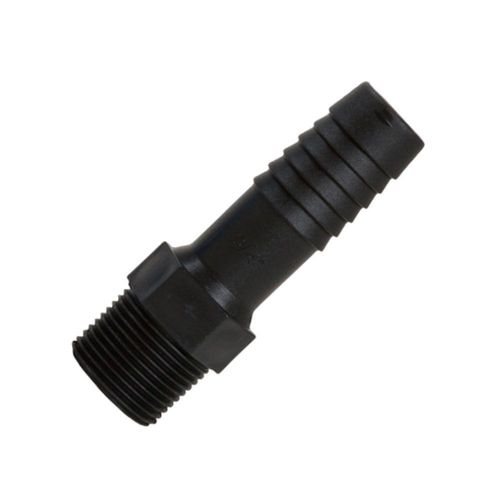 Adaptador Espigão Mangueira Preta Poliet Rosca1.1/2-6 pçs