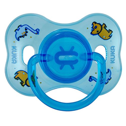 Chupeta Decorada Neon Bico Universal Kuka Nº2 Azul