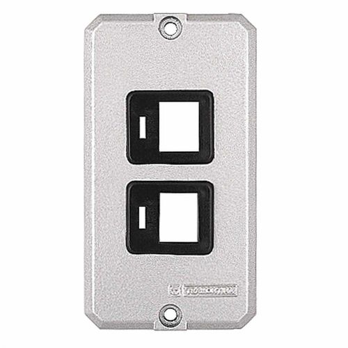 Tampa Para Condulete 1-2" E 3-4" Com 2 Postos Com Suporte Para Rj Tramontina