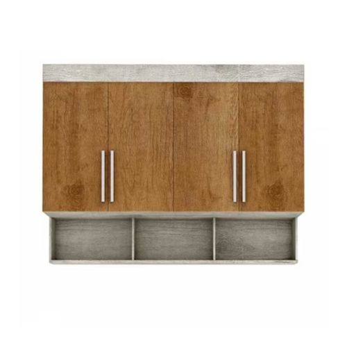 Modulo Ja Georgia Armário Aereo 1,47m Avelã / Jequitibá