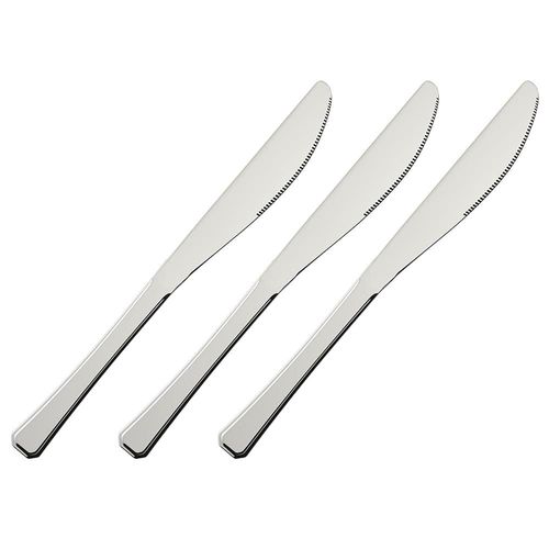 Conjunto de Facas para Sobremesa Euro Home Aço Inox – 3 Peças