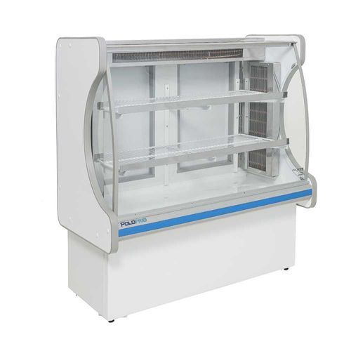 Vitrine Refrigerada para Doces 1,25MT Polofrio Vitrine Pop Luxo 1,25 branco 220v