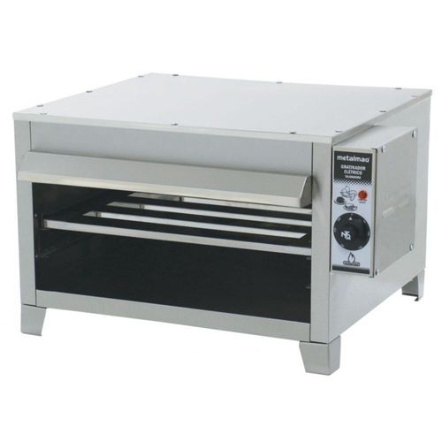 Salamandra Elétrica 80X50 SL8 Inox Metalmaq 220V