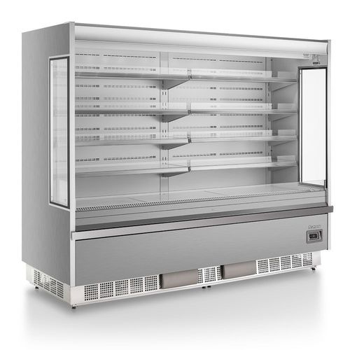 Expositor Vertical Aberto GSTO2400 Tipo Inox 220v Gelopar