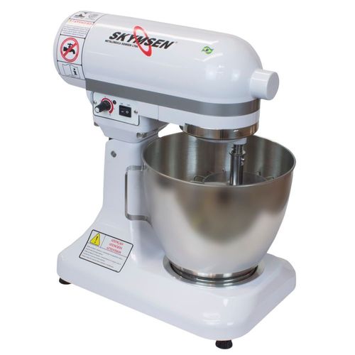 Batedeira Planetária 5 Litros BPS05N Skymsen Batedeira Planetária 5 Litros Branca 220v