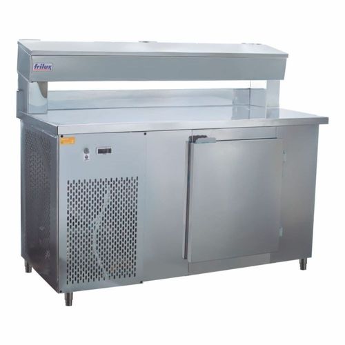 Balcão Condimentado 1 Porta 355 litros RF037 Frilux Inox 110v