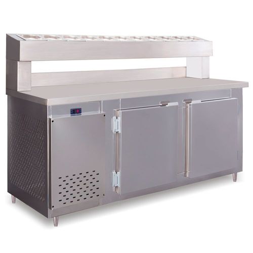 Balcão Condimentado 3 portas 720 litros RF045 Inox Frilux 110v