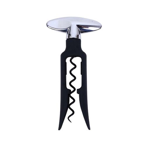 Saca-rolhas Dynasty em Zamac e Plástico - Preto