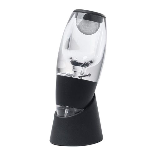 Aerador para Vinho Brinox 2425/102 com Base em Acrílico - Incolor/Preto