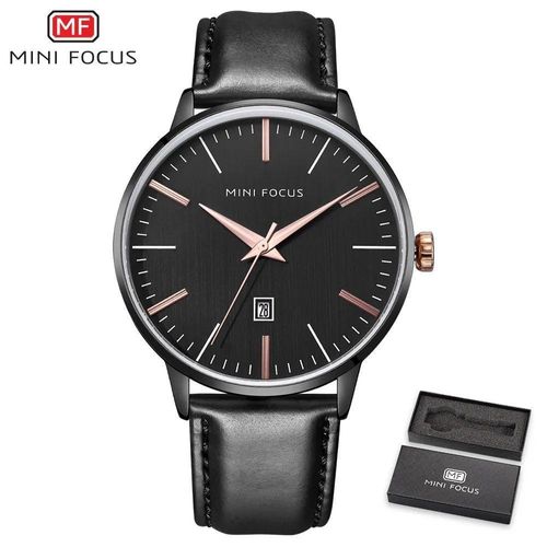 Relógio Masculino Mini Focus Mf0115g-4 à Prova D'água Preto