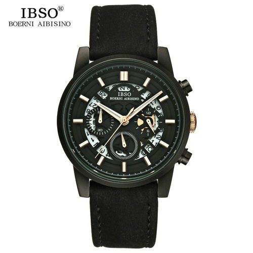 Relógio De Quartzo Masculino Ibso 6860 à Prova D'água Preto