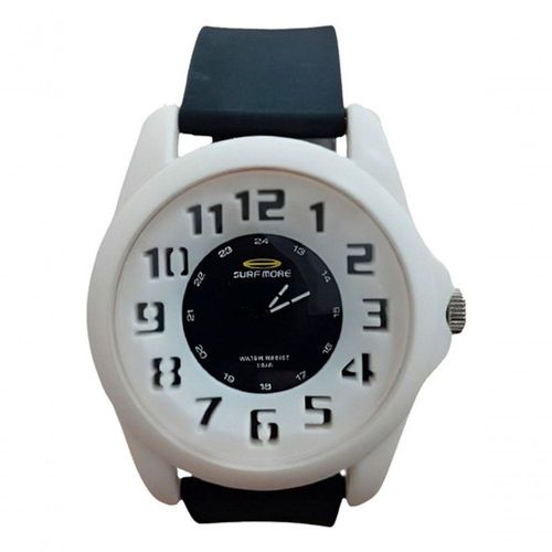 Relógio Analógio Masculino Surf More Analógico Branco 45mm