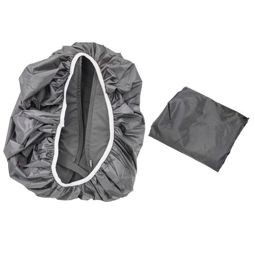 Capa De Chuva Para Mochila Impermeavel Motoboy Viagem Mala Elastico Preto