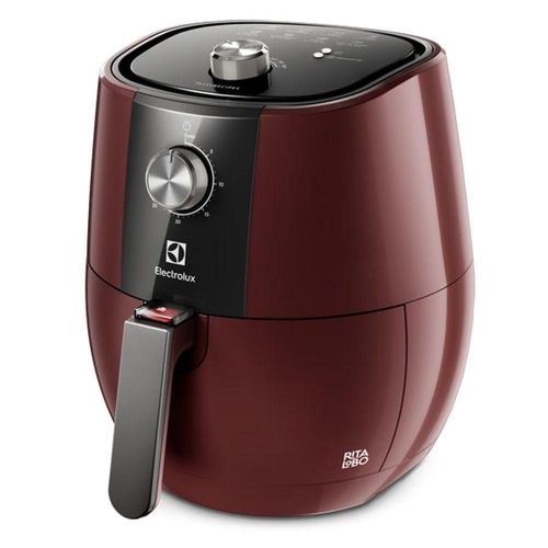 Air Fryer Electrolux 4l Vermelha Grand Efficient 1400w Por Rita Lobo (eaf31) 127v