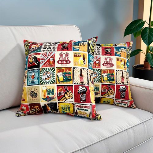 Kit 2 Capas de Almofadas Las Vegas 45x45cm Cama inBox