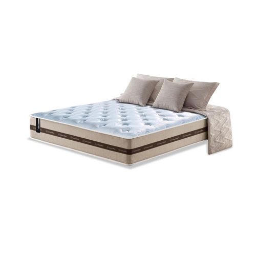 Colchão King de Molas Ensacadas Cama inBox Select Basic 193x203x26 Bege