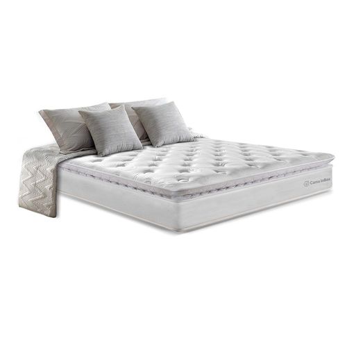 Colchão Queen Molas Ensacadas 158x198 Cama inBox Confort Snow