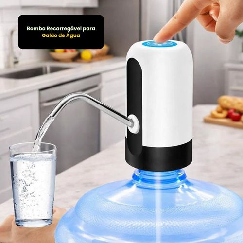 Bomba Recarregável para Galão de Água