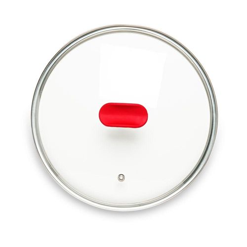 Tampa de Vidro Ichef Polishop - Shark Series - 20Cm - Vermelha | Vermelho