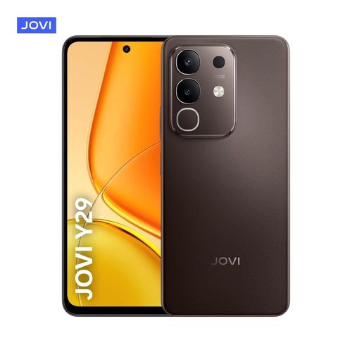 Smartphone JOVI Y29 Expresso Brown 4G 256GB Tela 6.68” 120Hz Android Câmera 50MP Bateria 6500mAh Desbloqueado