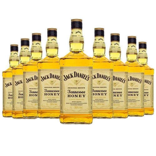 Kit 9 Jack Daniel'S Honey Original 375Ml Uísque Padrinhos