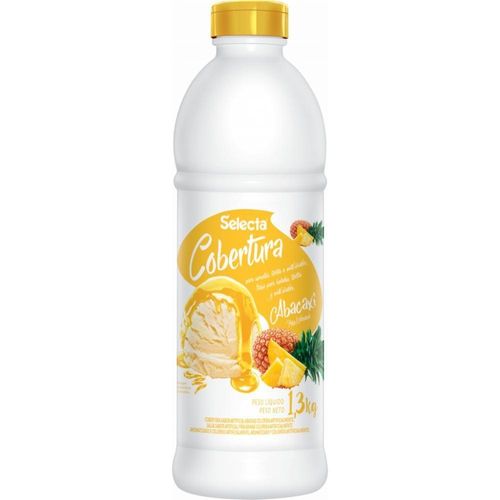 Cobertura Concentrado De Sorvete E Sobremesas Selecta 1,3kg - Abacaxi