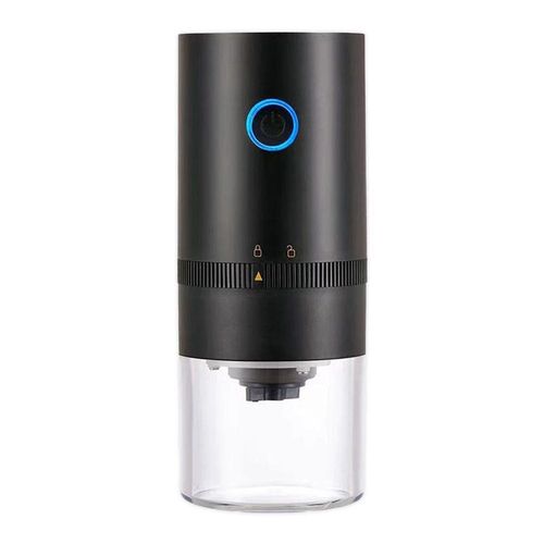 Moedor De Café Elétrico Portátil Automatico Recarregável Usb Preto Bivolt