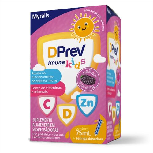 DPrev Imune Kids Suplemento Alimentar em Suspensão Oral 75ml
