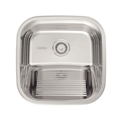 Tanque De Encaixe Tramontina Hera 25 L Em Aço Inox Polido 40x40 Cm
