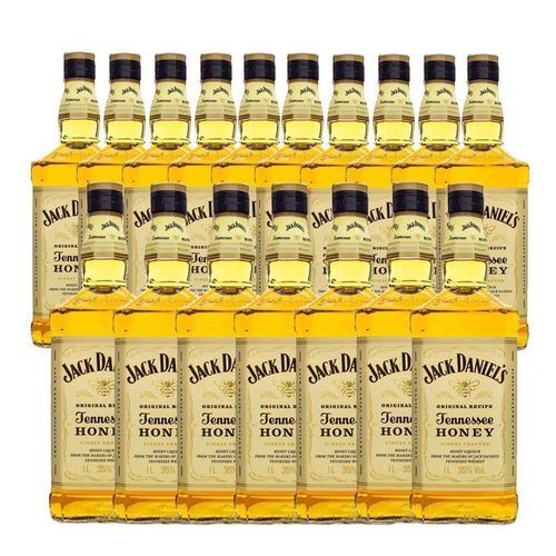 Kit 17 Whisky Jack Daniel's Honey Original 375ml Uísque