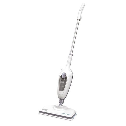 Mop Vaporizador 7 Em 1 Para Pisos Steam Black Branco - 220v