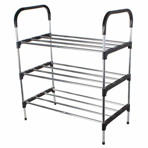 Sapateira Rack Organizador Sapatos Tenis Desmontavel Calçados Prateleiras 3 Andares Objetos Movel Casa Multiuso